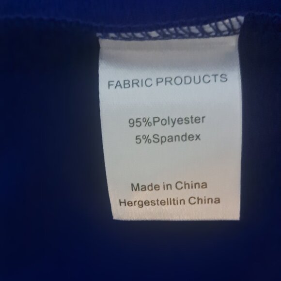 Woosea Royal Blue Sleeveless V-Neck Split Evening Long Dress Size Small NWT - Picture 10 of 10